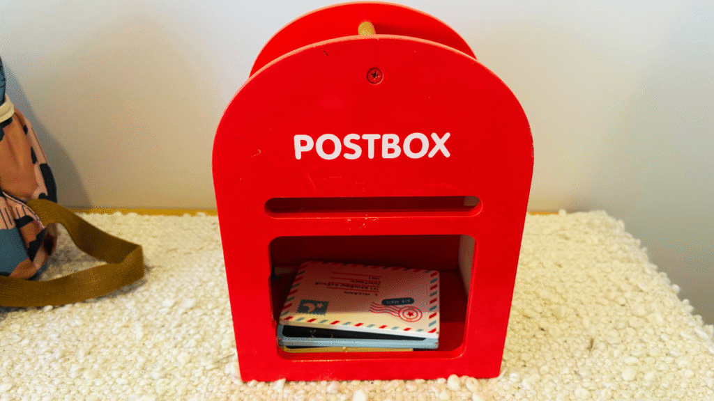 indoor postbox for toddler