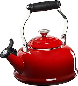 Le Creuset enamel on steel whistling tea kettle