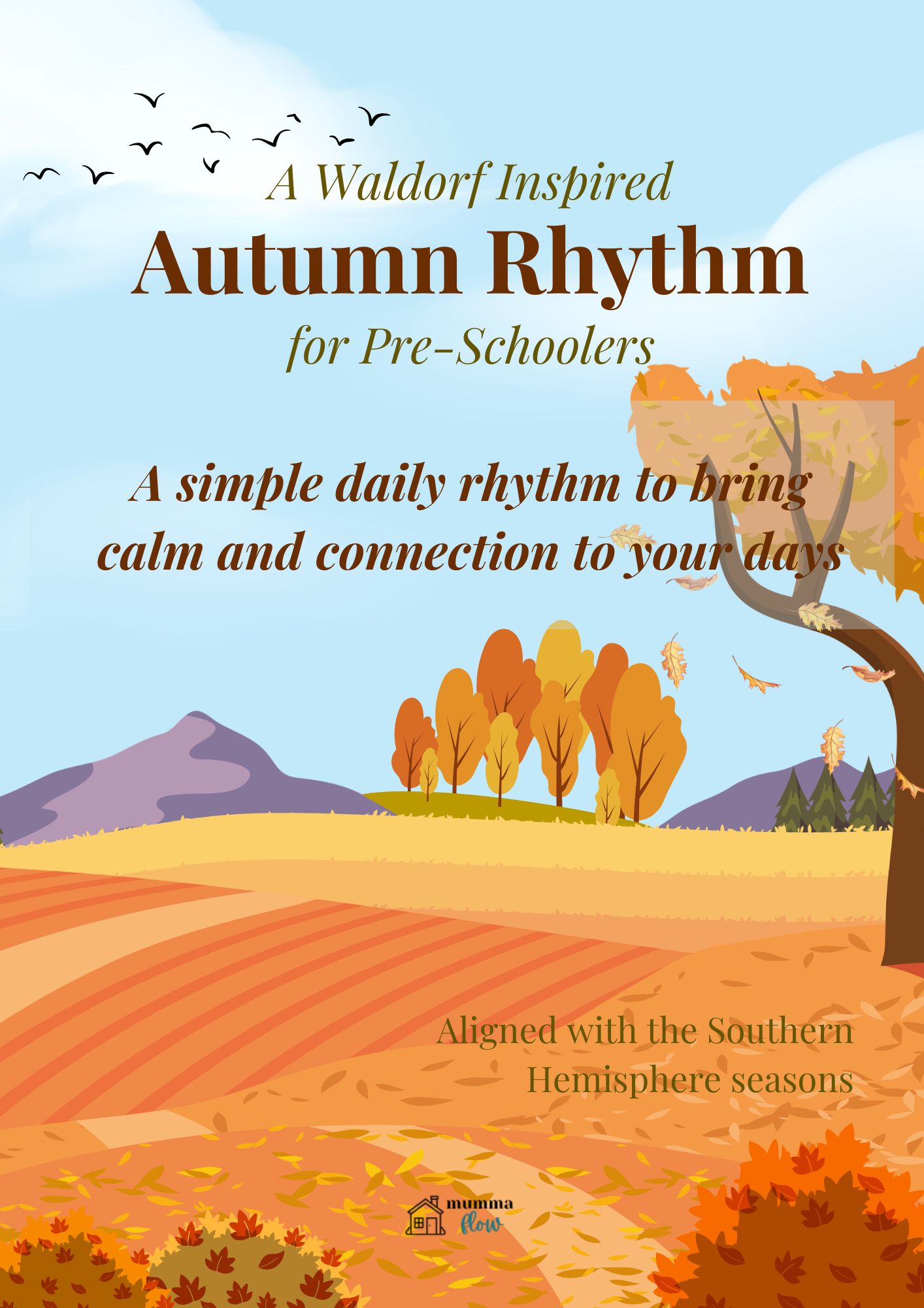 Autumn Rhythm for Preschoolers printable curriculum by MummaFlow